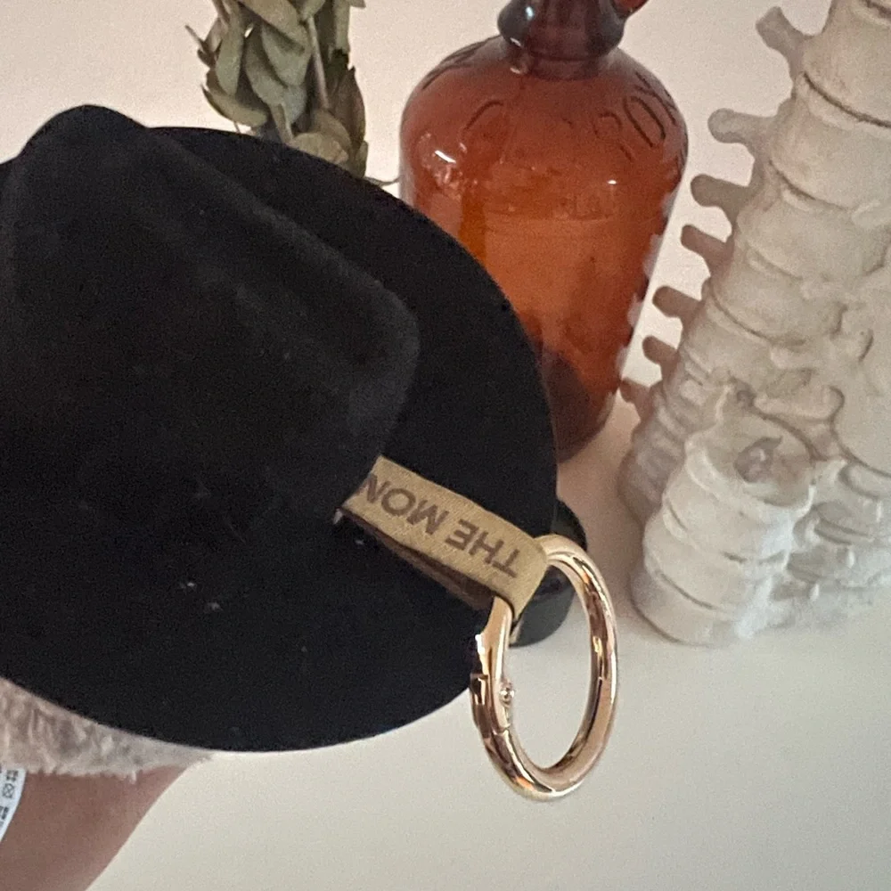 Backstitch Bruja Tejana Hat for Labubu – Black (Never Used)